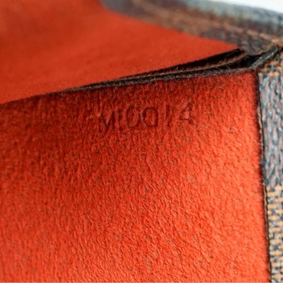 LV Sac Plat tote bag in the Damier Ebène canvas and brown leather trim - Picture 13 of 16